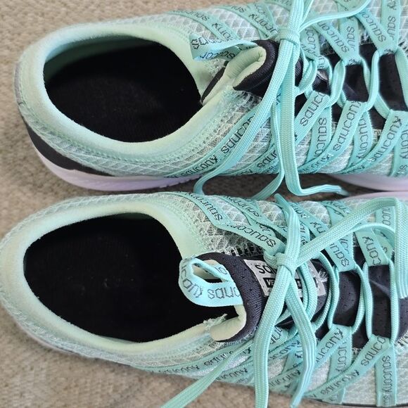 Saucony Versafoam Sway Mint Green Running Shoes - Size 8 - Picture 7 of 12
